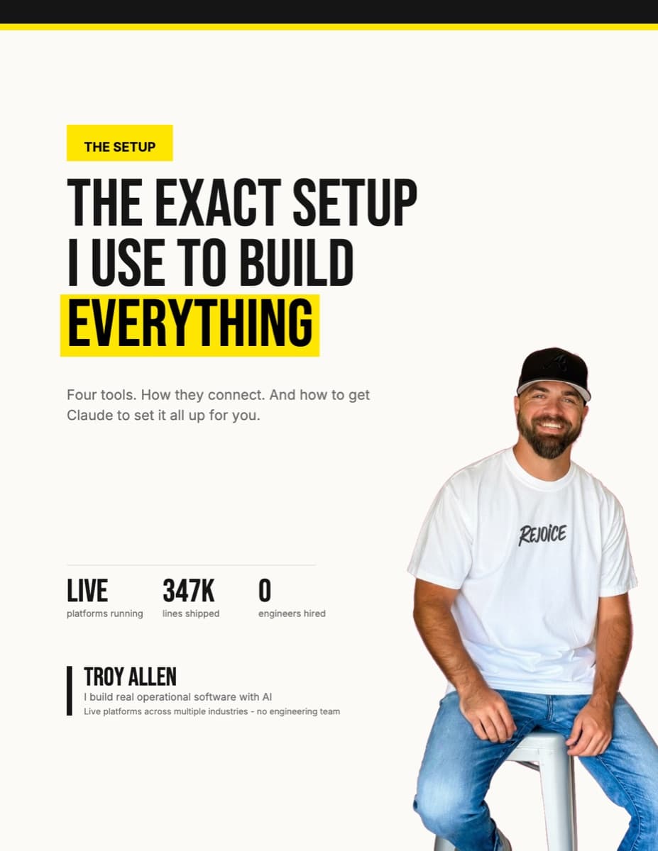 The Exact Setup I Use to Build Everything cover
