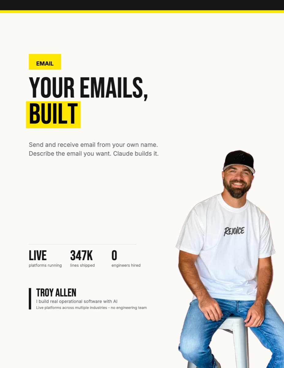 Your Emails, Built cover